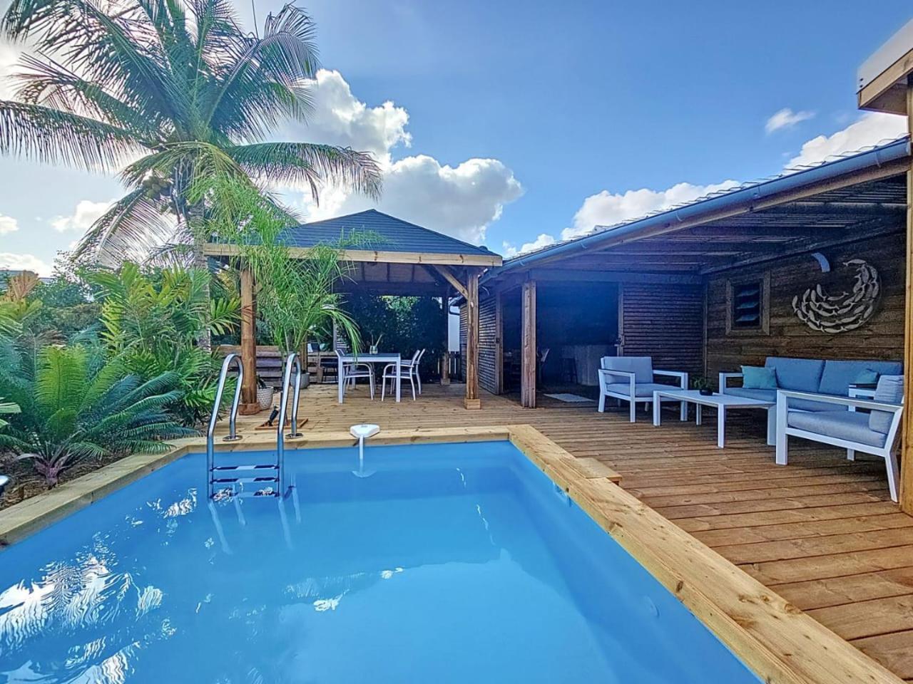 Villa L'Anjou Creole A Sainte Anne En Guadeloupe Avec Piscine Privee Et 2 Chambres Pour 4 Personnes Екстер'єр фото